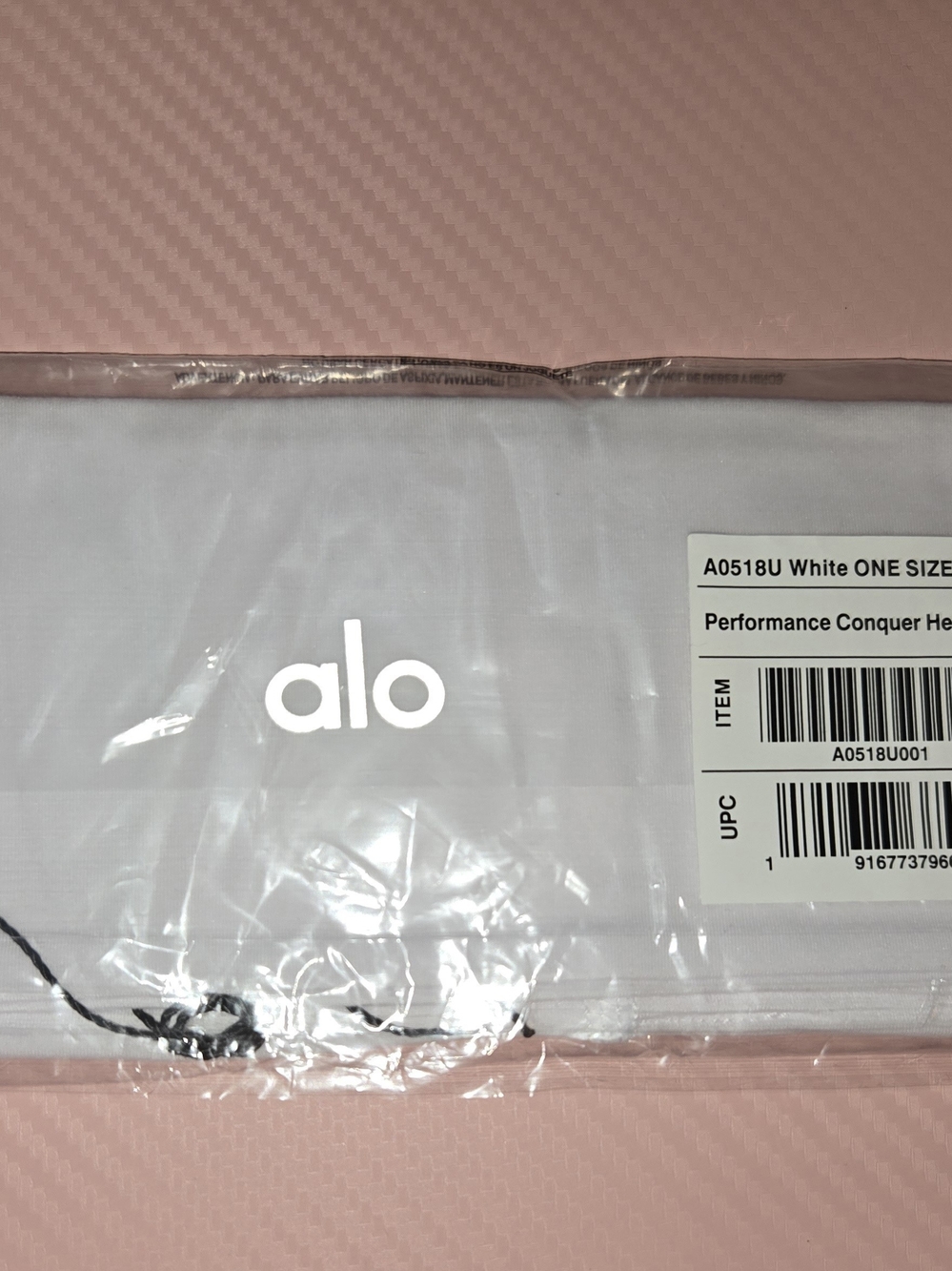 ALO Yoga White Performance Headband